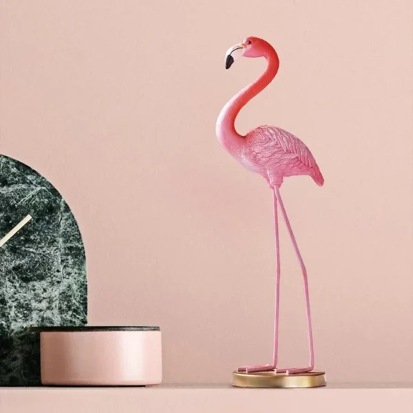 pink flamingo sculpture