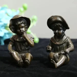 Bronze Children Statues