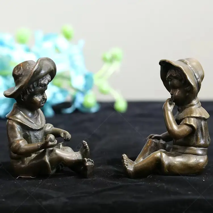 Bronze Children Statues