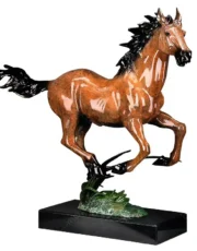 red horse sculpture