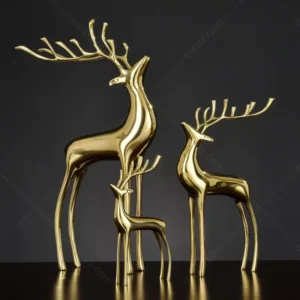 metal reindeer sculpture