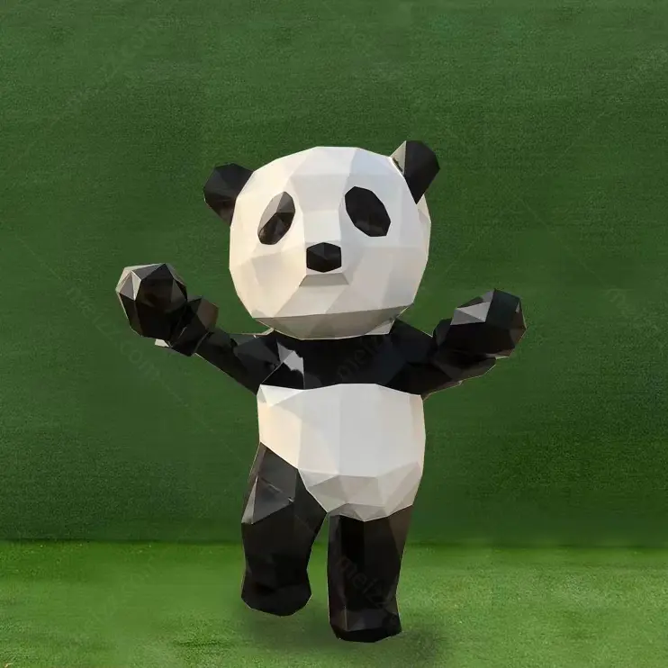 Panda outdoor Statue
