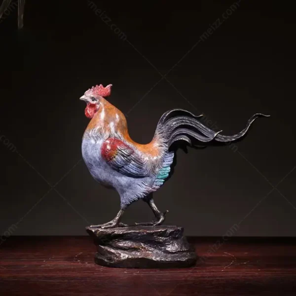 small rooster figurines