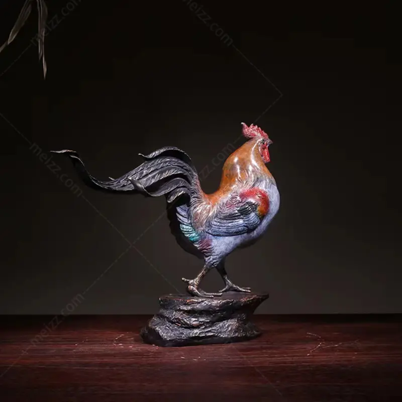 small rooster figurines