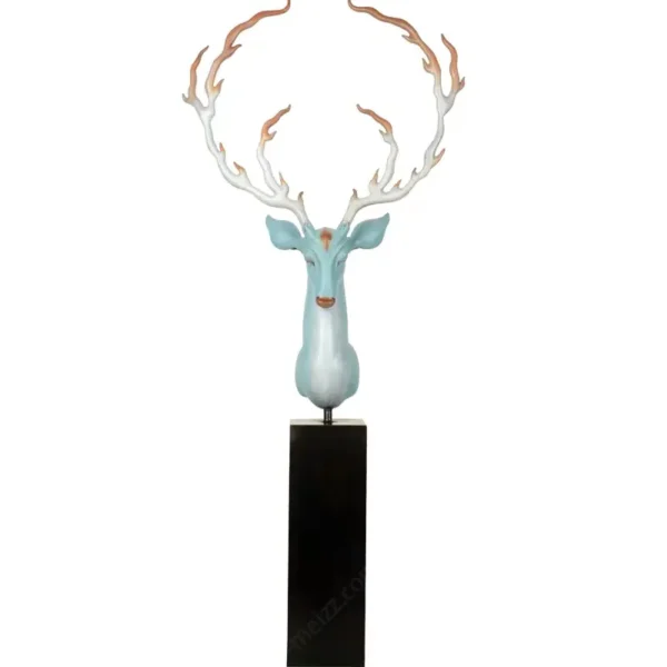 deer head figurine