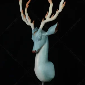 deer head figurine