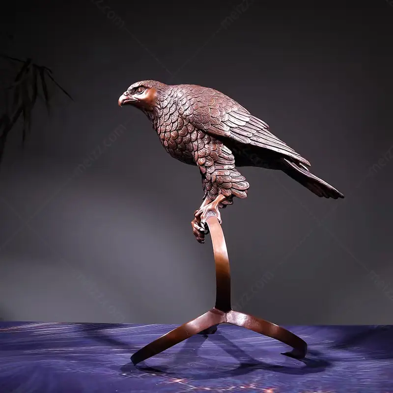 brass eagle figurine
