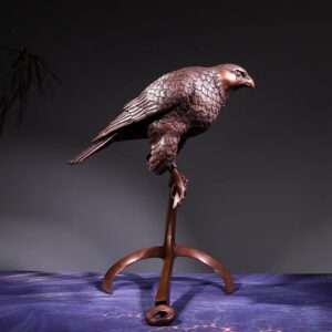 brass eagle figurine