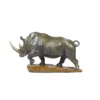 Bronze Rhino Statue