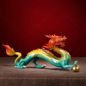small chinese dragon statue