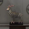 Small Brass Deer Figurines