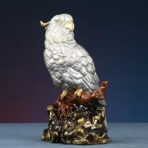 Metal Parrot Sculpture