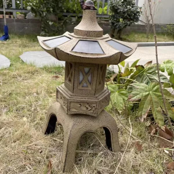 japanese pagoda solar light