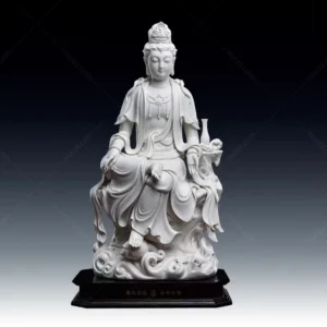 porcelain guan yin statue