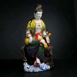 porcelain guan yin statue
