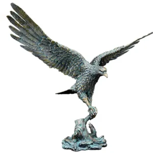 small eagle statue