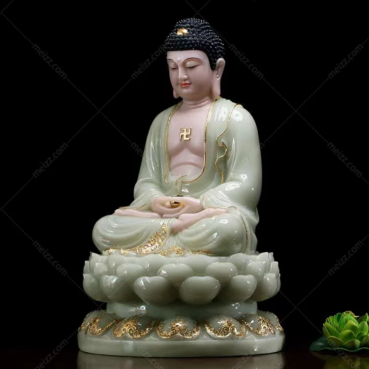 real jade buddha statue