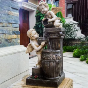 playful cherubs fountain