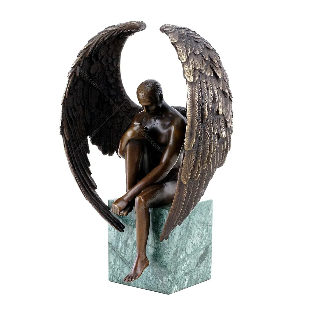 male angel sculpture