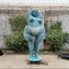 Bronze Fat Lady Sculpture