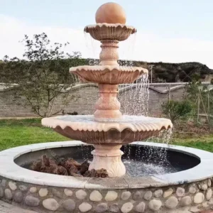 3 tier waterfall fountain