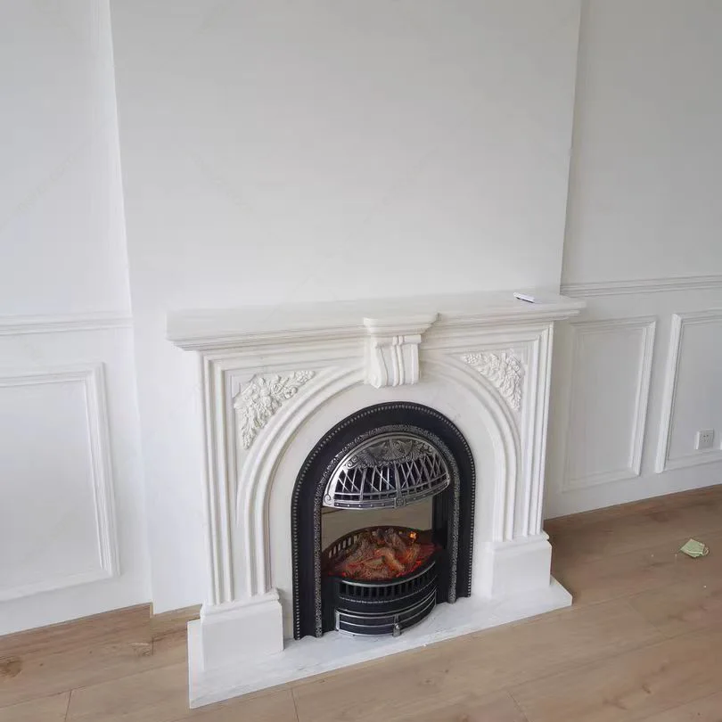 Marble Electric Fireplace Suites