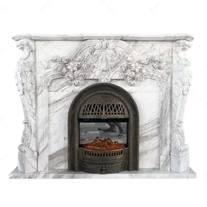 marble fireplaces with electric fires