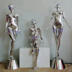 hajime sorayama robot sculpture