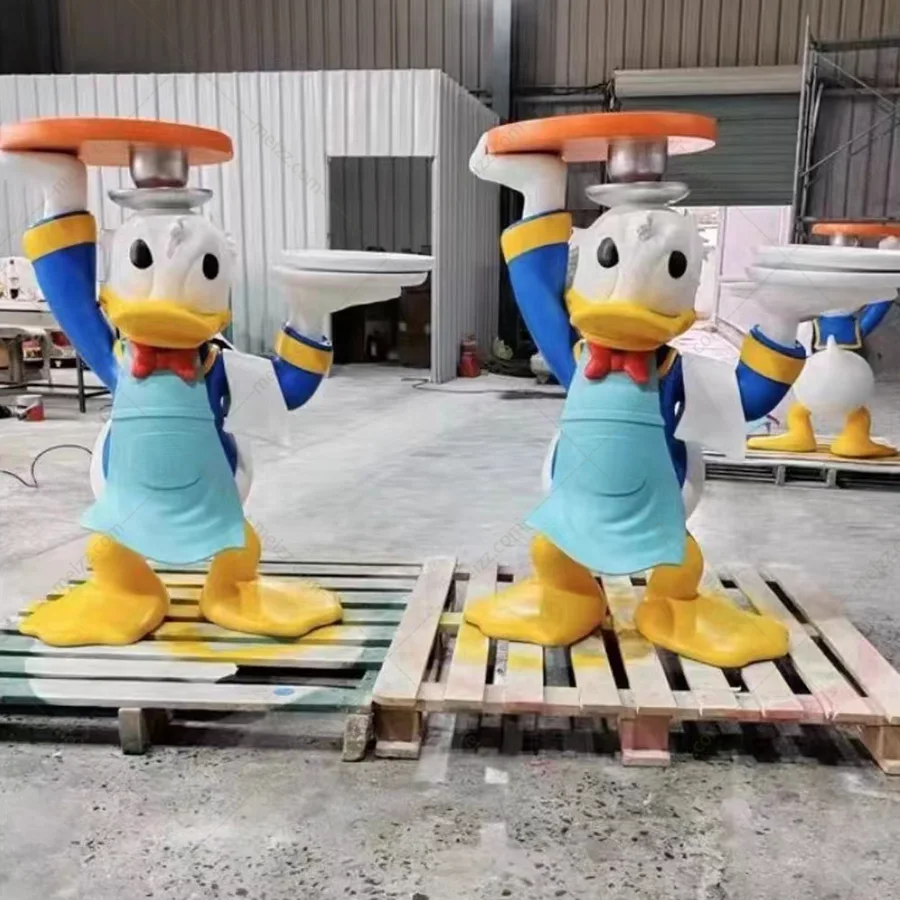 large donald duck statue