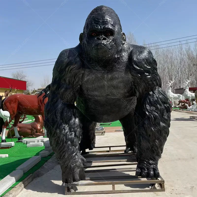 fiberglass gorilla statue