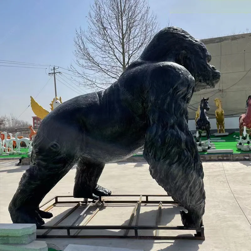 fiberglass gorilla statue