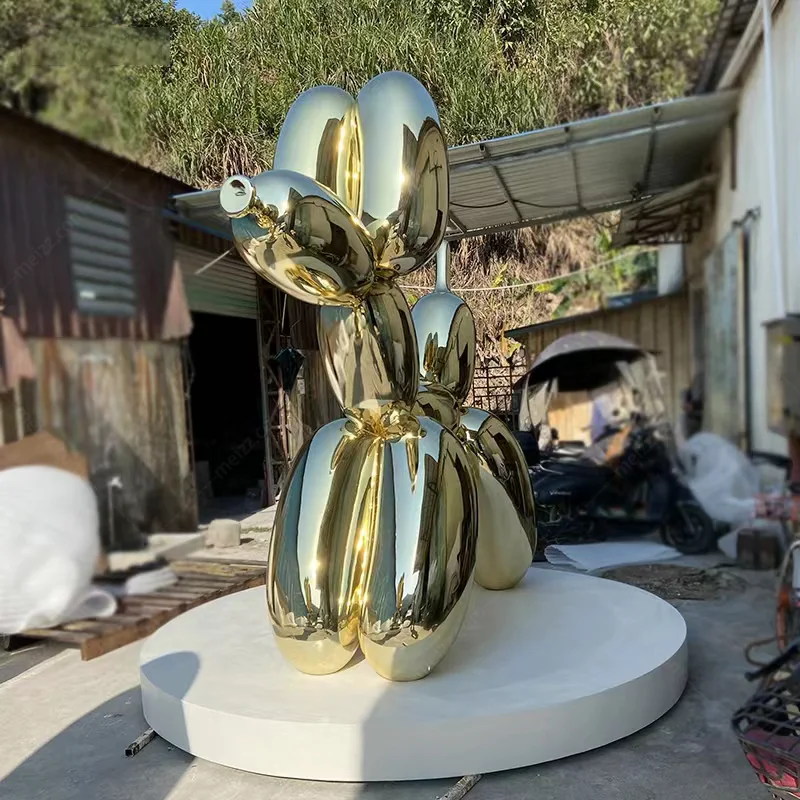 Gold Balloon Dog Sculpture