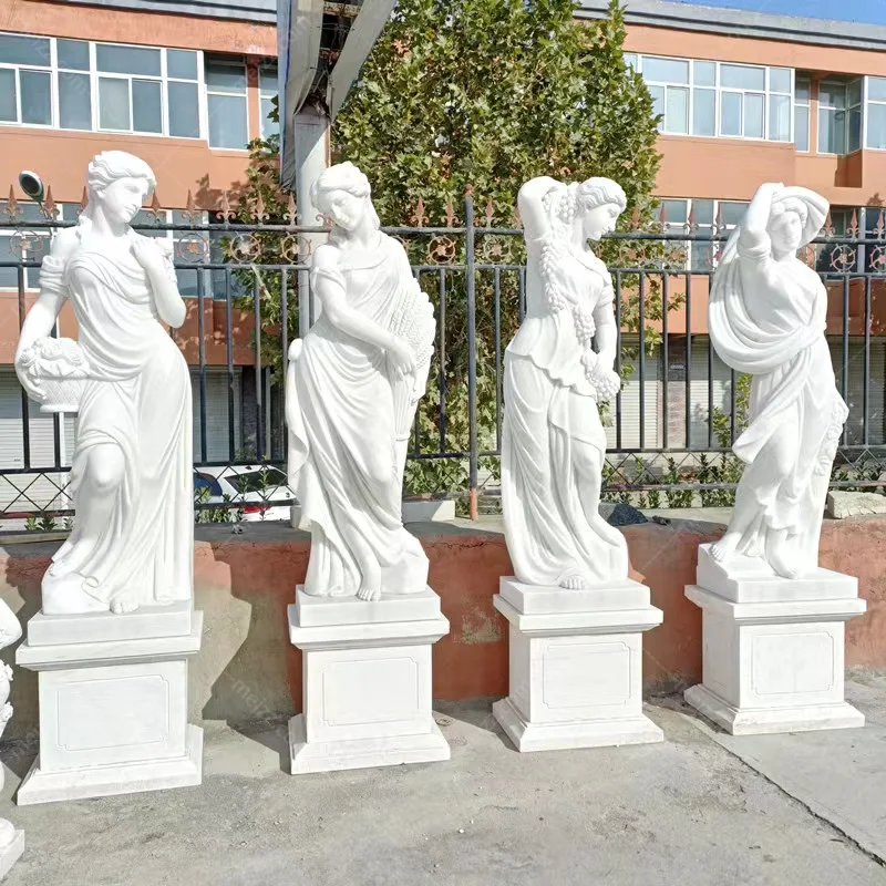 4 seasons garden statues