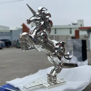 unicorn horse statue