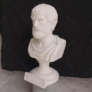 aristotle head statue
