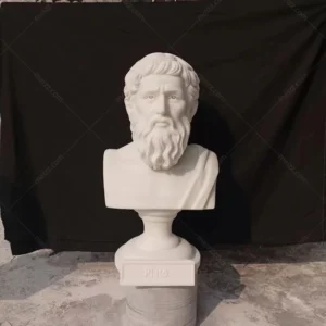 Plato Marble Bust