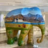 Painted Elephant Statue