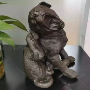 bronze labrador statue