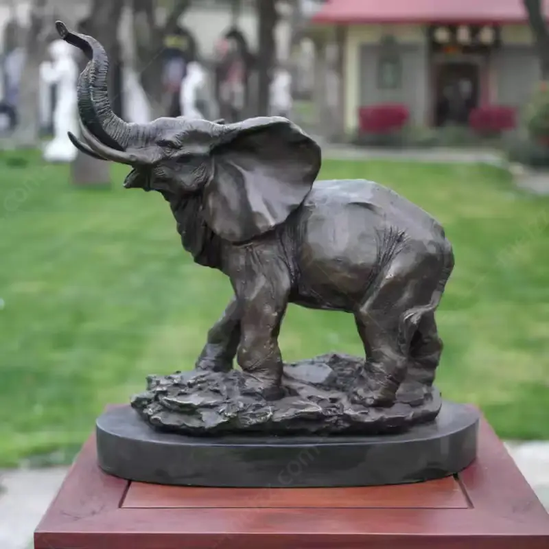 small elephant statue decor