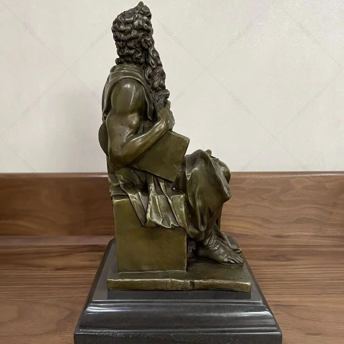 moses bronze statue