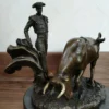 Matador and Bull Statue