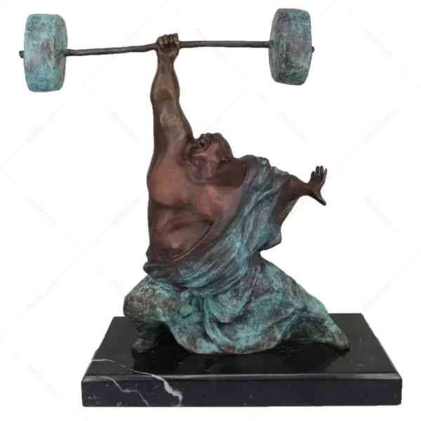 Weightlifter Statue