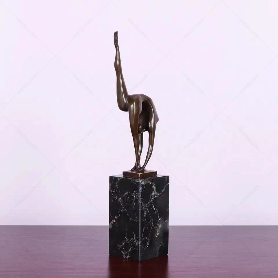 Bronze Gymnast Sculpture