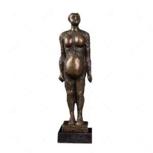 bronze pregnant statue