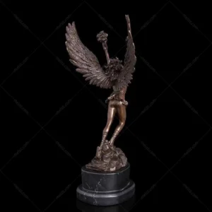 bronze angel figurines