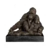 Sitting Gorilla Statue