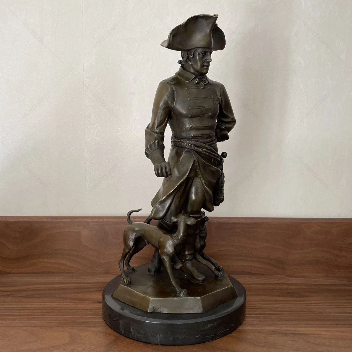 bronze napoleon statue