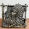 Native American Chief Sculpture