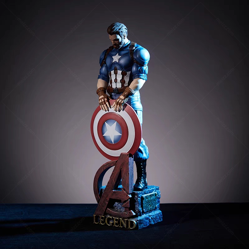 Captain America Sculpture