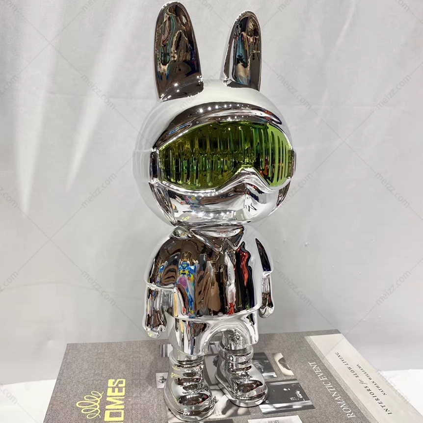 Modern Rabbit Sculpture